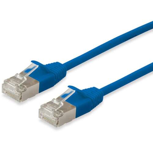 Equip 606140 Cat6a F/FTP Ethernet kábel, Kék, 15 méter
