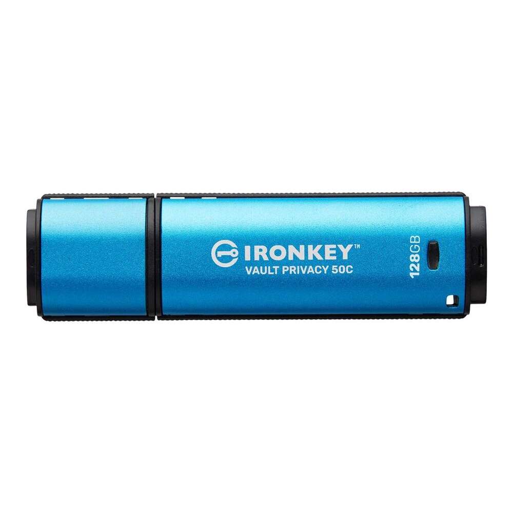 Kingston ironkey vault privacy 50 series - usb flash drive - 128...