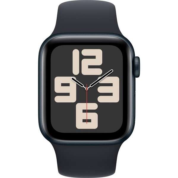Apple watch se aluminium cellular 40mm mitternacht (sportarmband...