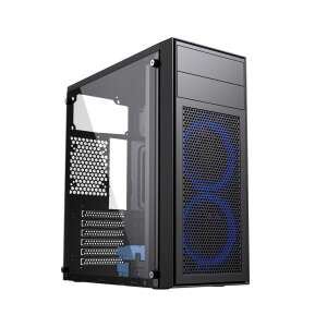 Gembird CCC-FC-M100B Computergehäuse, schwarz, Seitenansicht - Computergehäuse