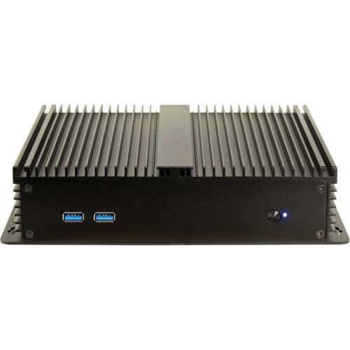 Inter-Tech Geh Thin Mini ITX IP-40 czarna obudowa komputera z 2 portami USB 3.0