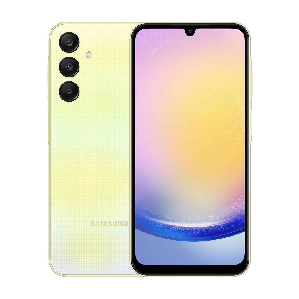 Samsung galaxy a25 5g 8/256gb dual-sim mobiltelefon sárga (sm-a256bzyh) (sm-a256bzyh)