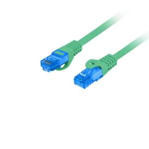 Cablu Lanberg S/FTP CAT6a Patch 1m Verde, RJ-45 la RJ-45, ecranat, cablu de rețea de mare viteză - Lanberg Cabluri UTP