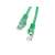 Lanberg FTP Cat6 Patch kábel 20m Zöld, közeli kép az RJ45 csatlakozókról