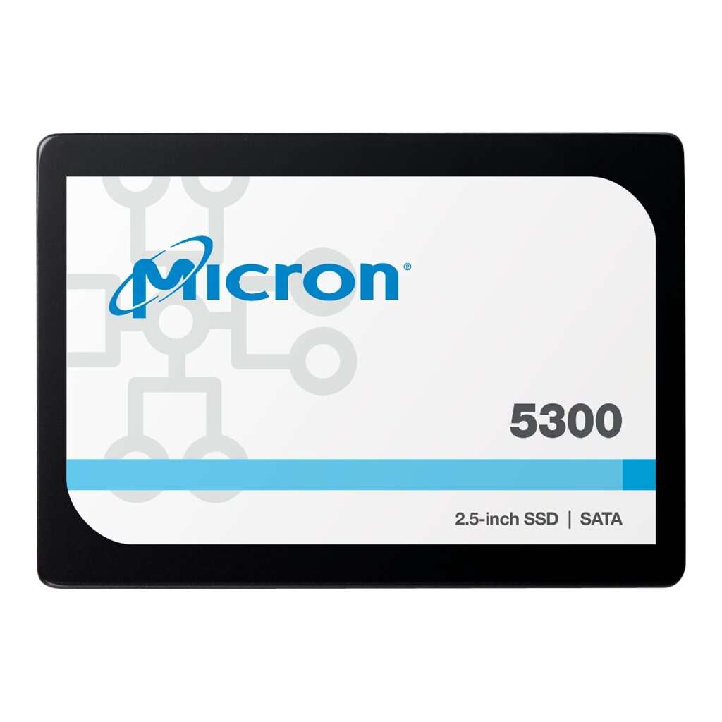 Micron 3.84tb 5300 max 2.5" sata3 ssd (mtfddak3t8tdt-1aw1zabyyr)