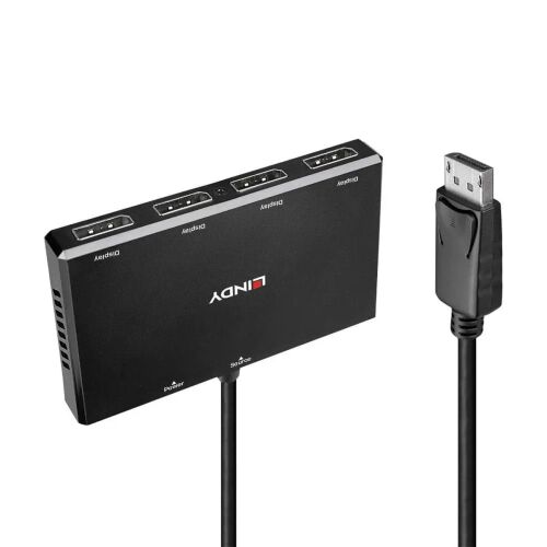 Lindy 4-Port DisplayPort Splitter für mehrere Monitore
