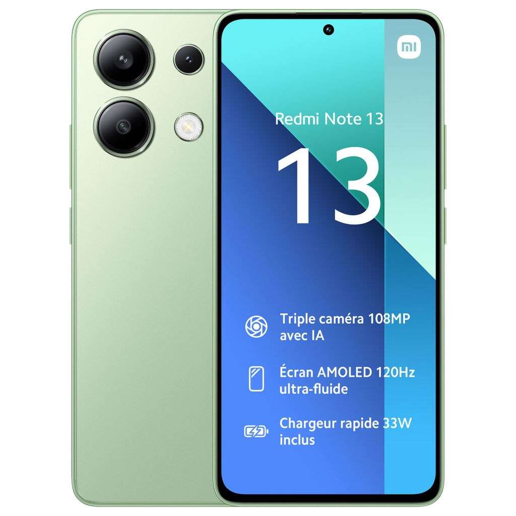 Xiaomi redmi note 13 lte 6/128gb dual-sim mobiltelefon zöld (xiaomi redmi note 13 lte 6/128gb z&#246;ld)