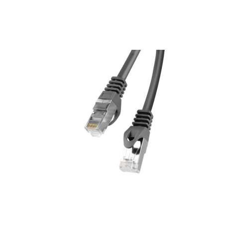 Lanberg FTP Cat6 Patch kábel, 20m, Fekete, RJ45 csatlakozókkal - Lanberg
