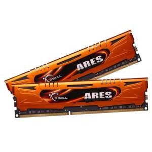 G.Skill Ares DDR3 8GB 1600MHz RAM készlet, 2x4GB, narancssárga hűtőborda - G. Skill
