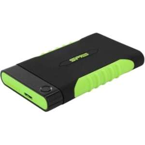 Hard disk extern Silicon Power Armor A15 1TB, negru și verde - Silicon Power