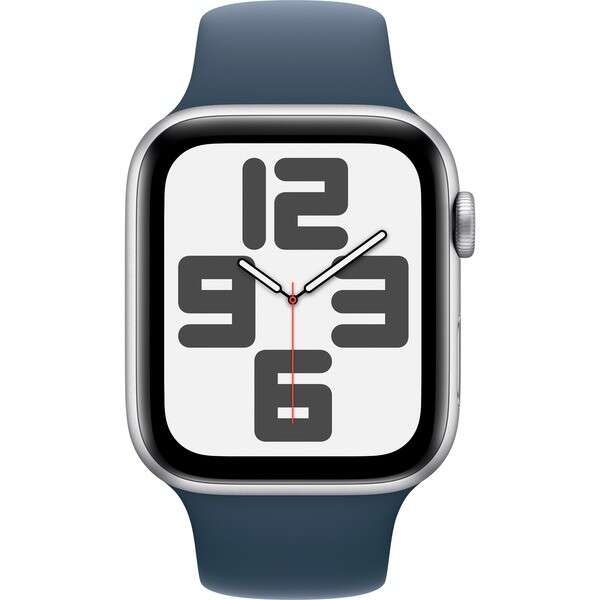 Apple watch se aluminium cellular 44mm silber (sportarmband sturm...