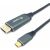 Equip 133417 video átalakító kábel 3 M USB C-típus HDMI A-típus (Standard) Szürke, Fekete (Equip133417) 95994589