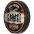 Harley Davidson Garage Falióra, vintage design, fekete és narancssárga, 31 cm átmérő