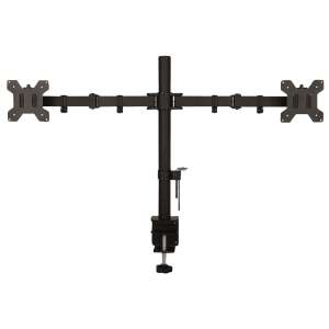 Uchwyt biurkowy do dwóch monitorów ART RAMM L-02N - kompatybilny z VESA - Art Podstawa pod telewizor i uchwyt ścienny