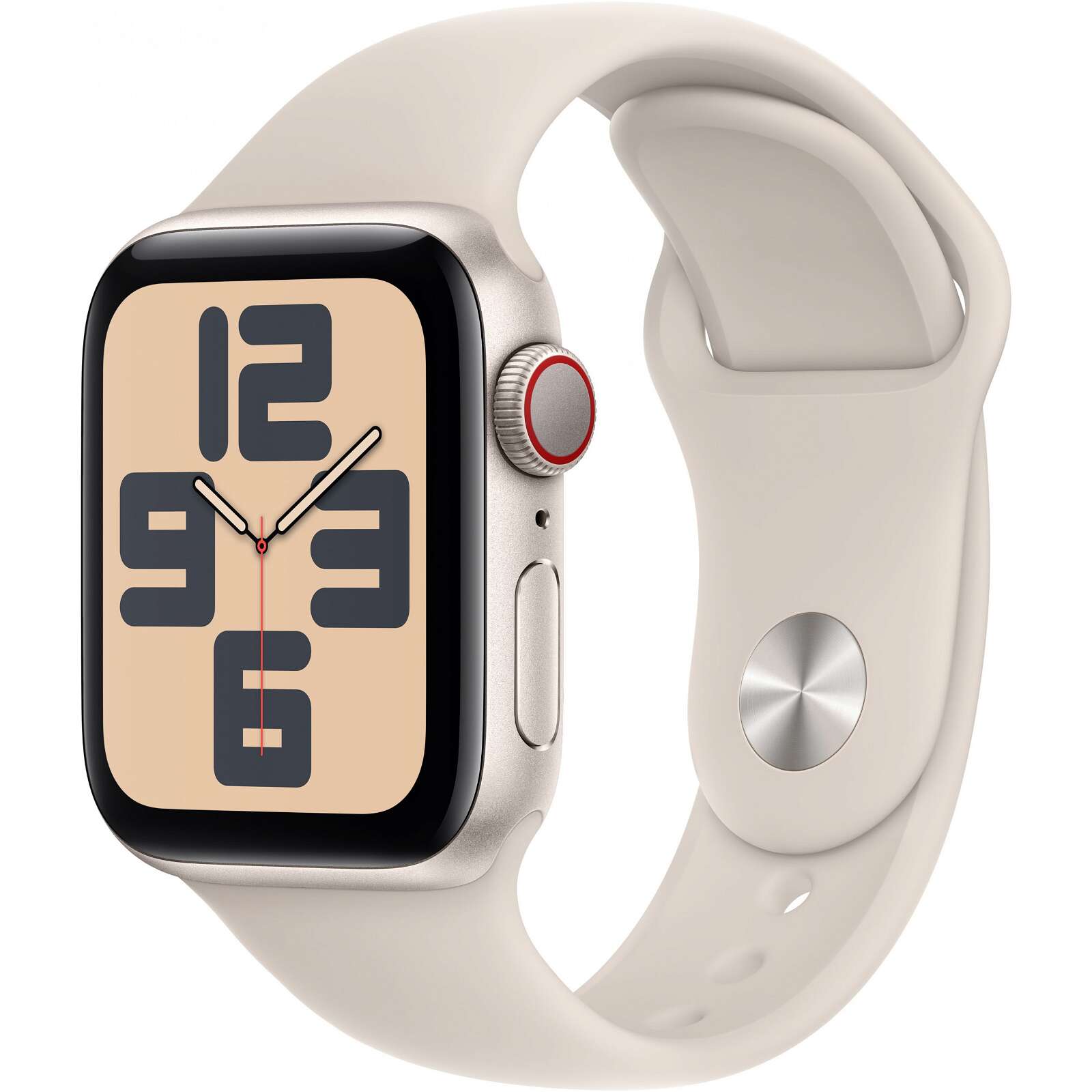 Apple watch se aluminium cellular 40mm polarstern (sportarmband p...