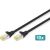 Geschirmte DIGITUS CAT 6A S/FTP Patchkabel, 3 Meter, Schwarz, 10er-Pack