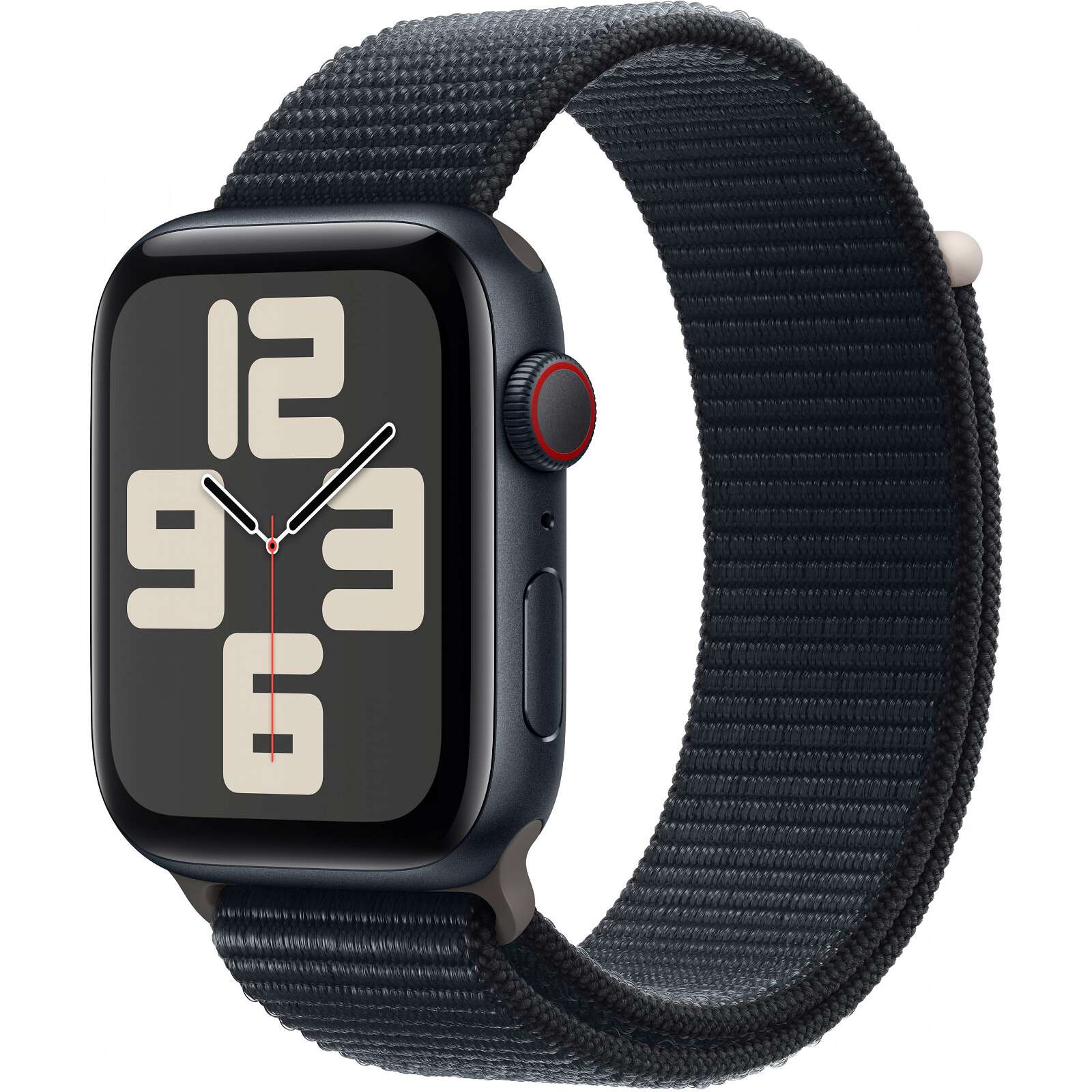 Apple watch se aluminium cellular 44mm mitternacht (sport loop mi...