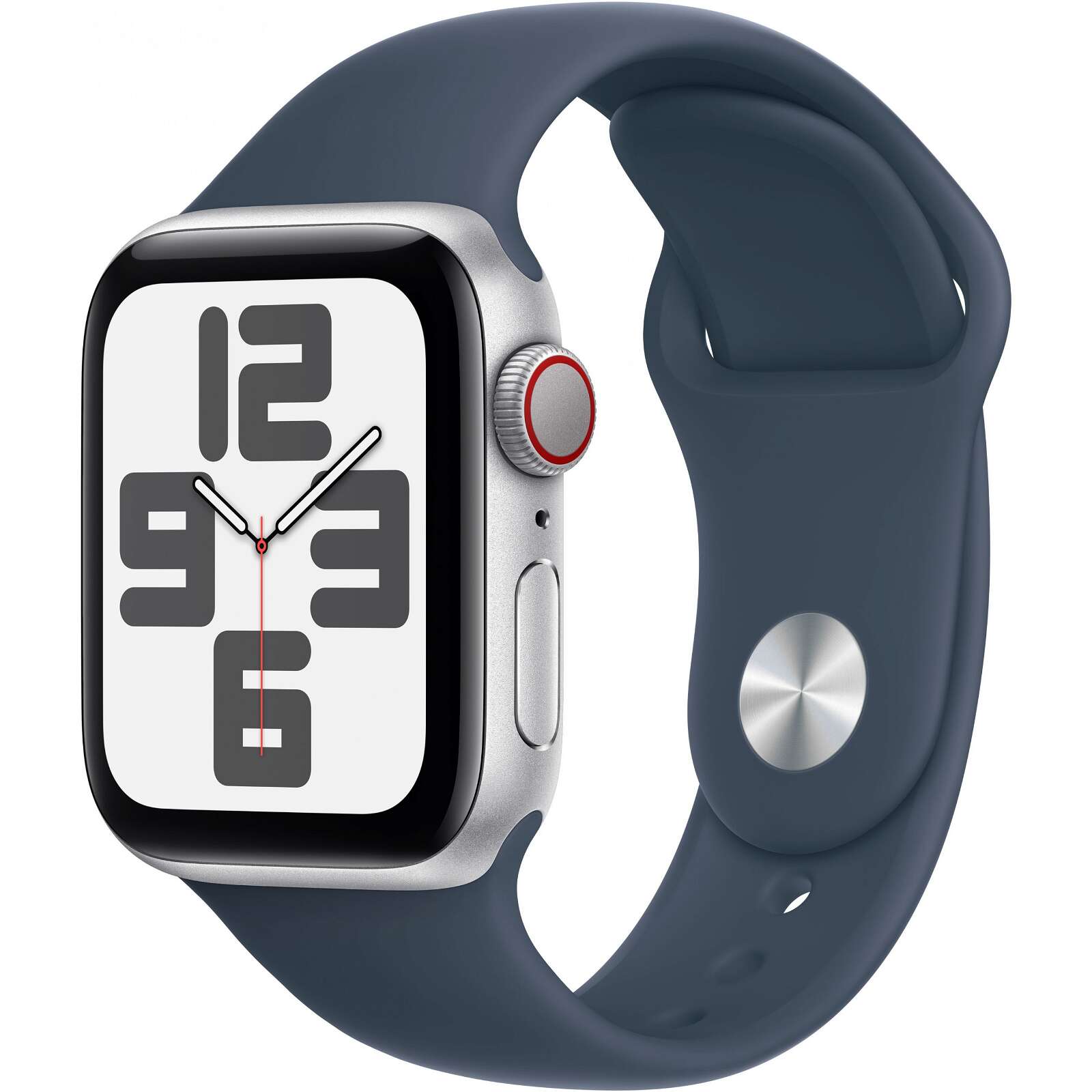 Apple watch se aluminium cellular 40mm silber (sportarmband sturm...