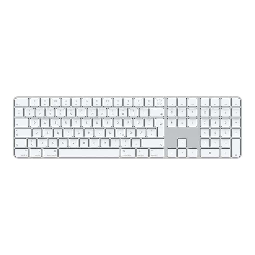 Apple magic keyboard with touch id - white (mk2c3d/a)