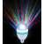 DekorTrend rotating party bulb with colorful lights, front view