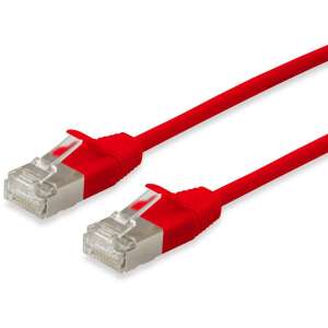 Equip Equip Patchkabel Cat6A S/FTP 2xRJ45 15.00m rot (SSTP) Slim 96007600 - Equip Kabel UTP