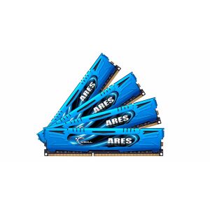 G.Skill Ares Blue 32GB (4x8GB) DDR3 2400MHz RAM Kit - G. Skill