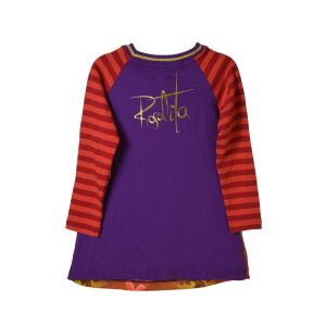 Rosalita purple, floral girl dress – 104 cm 126757240 - Girls' Dress