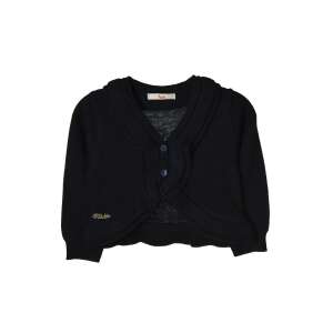 Trudi dark blue, frilled girl cardigan - 6 months - Trudi