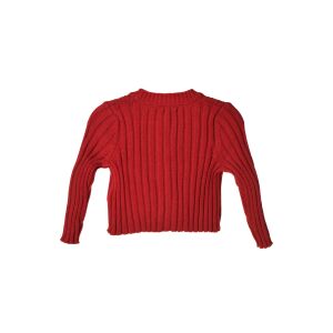 Mayoral red, ribbed, knitted girls cardigan – 68 cm 126698091 - Kids' Sweater & Cardigan