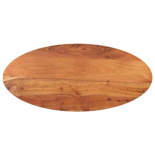 vidaXL tömör akácfa ovális asztallap 100 x 40 x 3,8 cm - Asztallap
