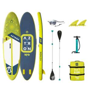 Aztron Nova 10'0" felfújható SUP deszka szett, tartalmazza az evezőt, a pumpát, a uszonyokat és a táskát - SUP & Paddleboard