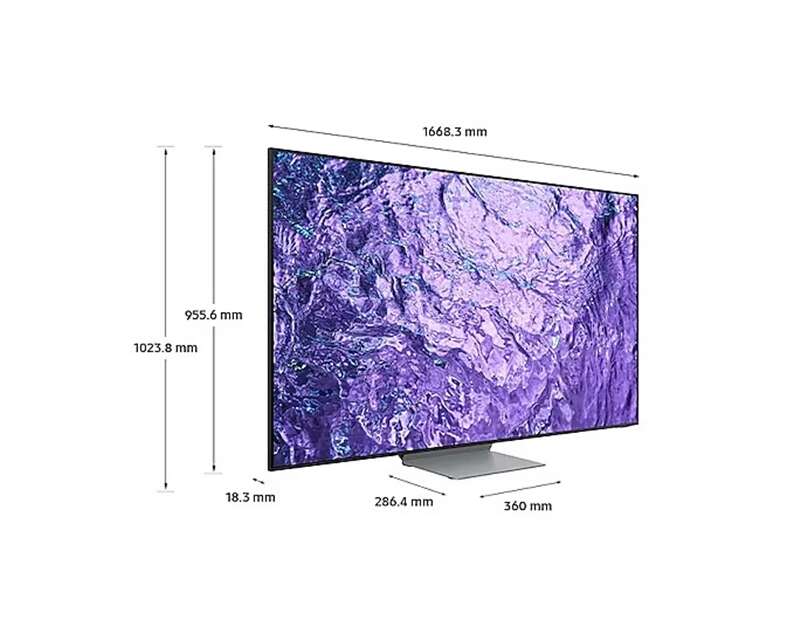 Samsung qe75qn700ctxxh 8k uhd smart neo qled televízió, 189 cm, d...