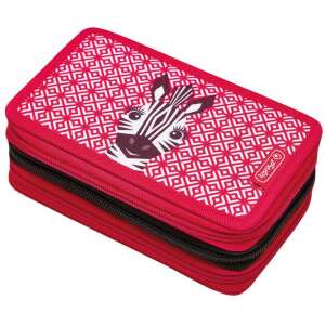 Herlitz TriCase 31 piece pencil case with cute zebra design - Pencil Case
