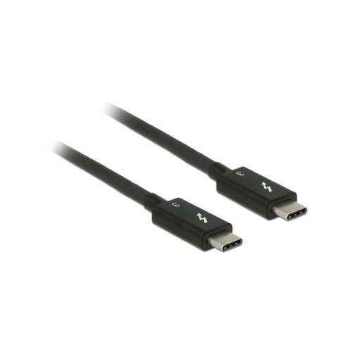 DELOCK Thunderbolt 3 cable, USB-C to USB-C, 2m, black