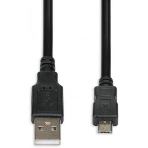 Kabel iBox MicroUSB, czarny, zbliżenie złączy - Kabel USB