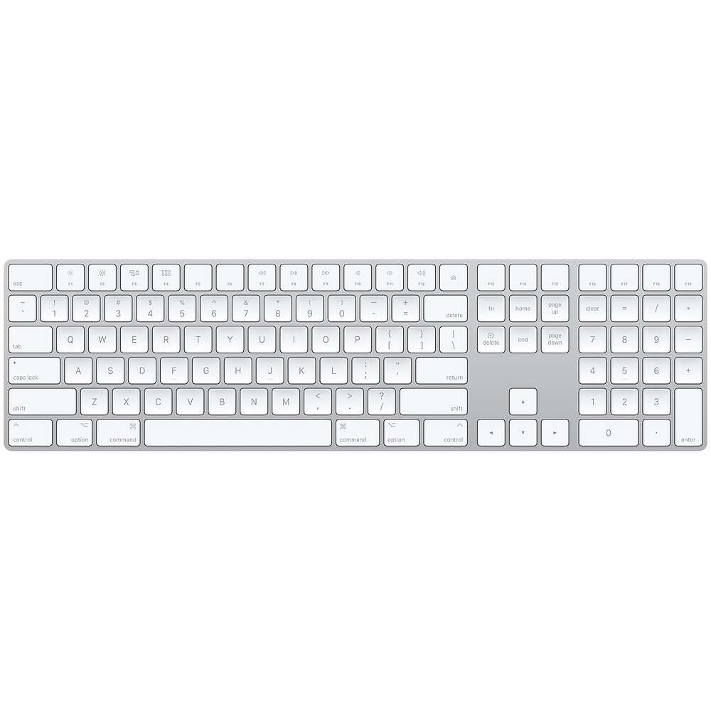 Apple magic keyboard vezeték nélküli billentyűzet us - ezüst (mq0...