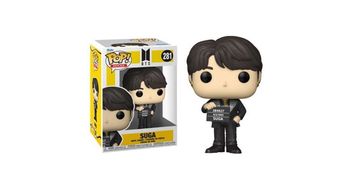 POP! Rocks: BTS Butter – Figura In Vinile Jimin Funko – Altezza 9,5 Cm, Con Custodia Protettiva Inclusa