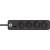Brennenstuhl Ecolor 4-way power strip with 1.5m cable, black, top view