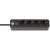 Brennenstuhl Ecolor 4-way power strip with 1.5m cable, black