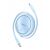Cablu Baseus Free2Draw Mini, Retractabil, USB-C la USB-C, 100W, 1m, Albastru (P10364500311-00) 111975079