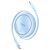 Cablu retractabil USB-C la USB-C Baseus Free2Draw 100W, albastru