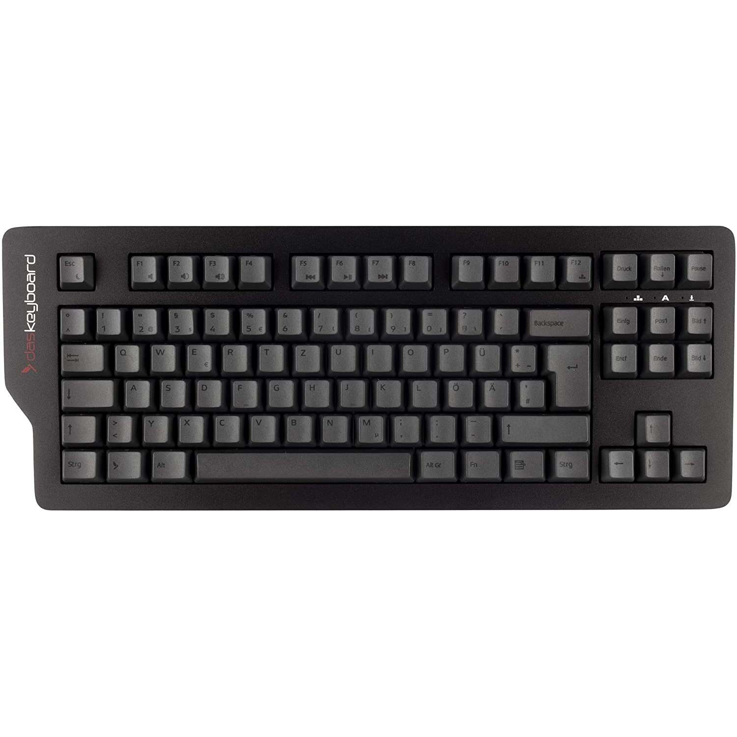Das keyboard 4c tkl usb mechanikus billentyűzet de - fekete/szürk...