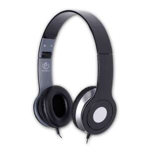 Rebeltec CITY On-Ear-Kopfhörer, schwarz, mit Mikrofon, für Musik und Anrufe - Rebeltec