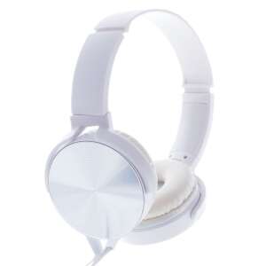 Rebeltec MONTANA Weiße Kopfhörer mit 3,5 mm Klinkenstecker - Rebeltec