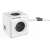Prelungitor Allocacoc PowerCube cu 4 prize și 2 porturi USB, alb/gri