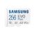 Widok z przodu karty microSD Samsung 256GB EVO Plus