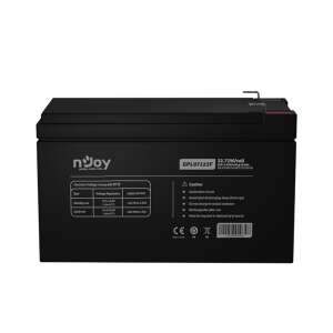 NJOY GPL07122F 12V 7Ah Long-life AGM Battery - Accumulator