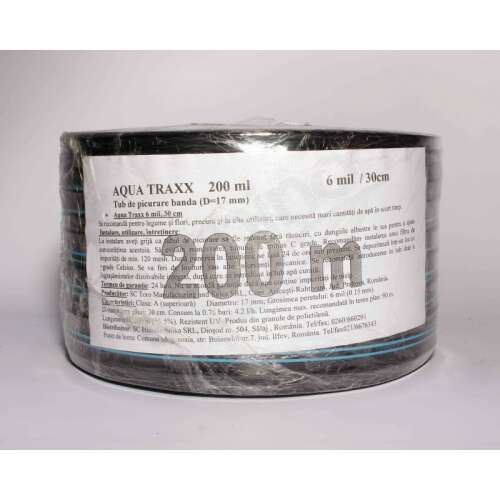 Aqua Traxx 200 ml Drip Irrigation Tape, 6 mil/30 cm, 200 meters