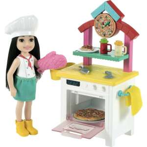 Barbie Chelsea Lehet... Pizza Szef Játékkészlet, baba és pizzasütő - Mattel
