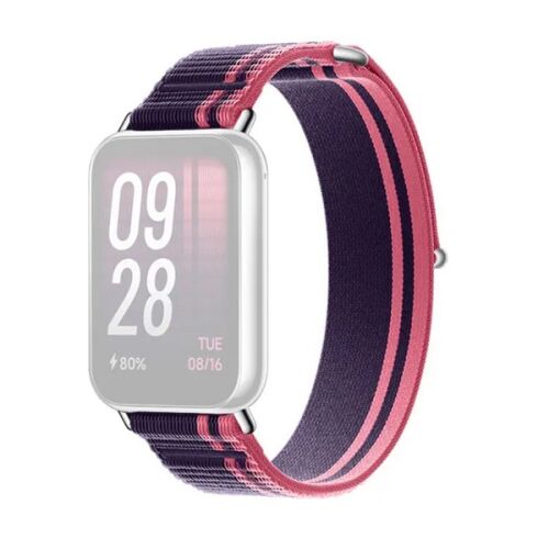 Xiaomi Smart Band 8 Pro rózsaszín nylon pótszíj
